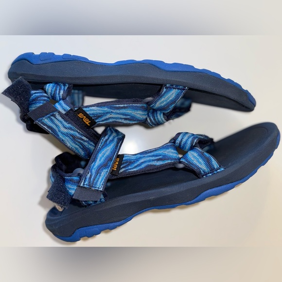TEVA BIG KIDS HURRICANE XLT SANDALS IN BLUE SZ 5 - Picture 4 of 8